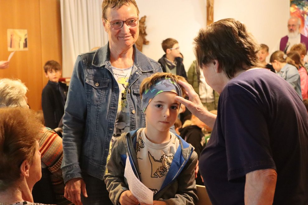 Bittgang der Volksschule