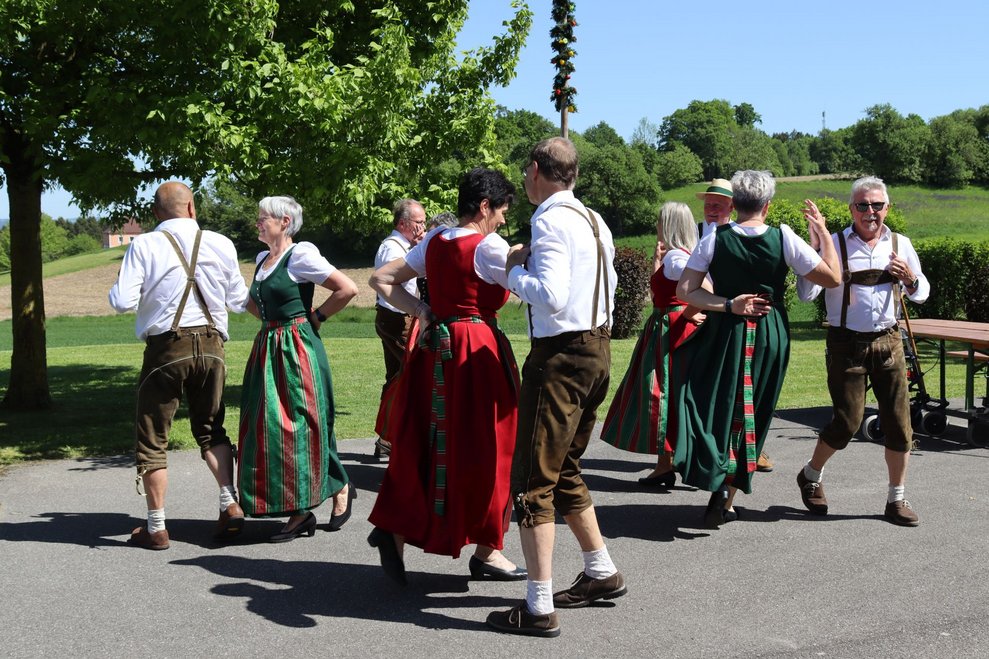 Unser Maibaum steht!