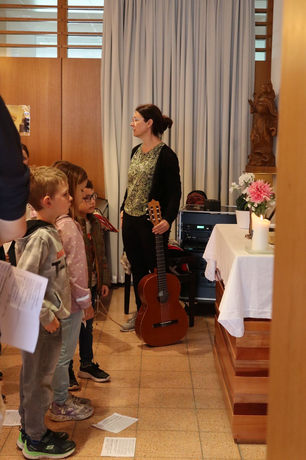 Bittgang der Volksschule