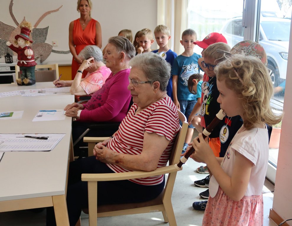 Überraschungsbesuch der Volksschulkinder