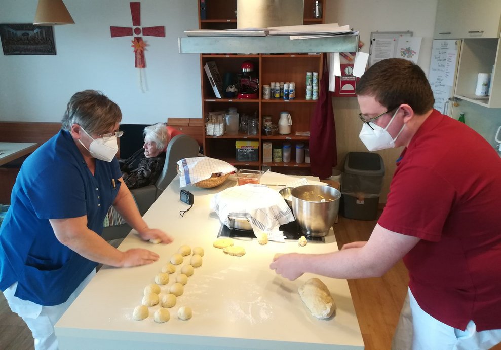Krapfen backen