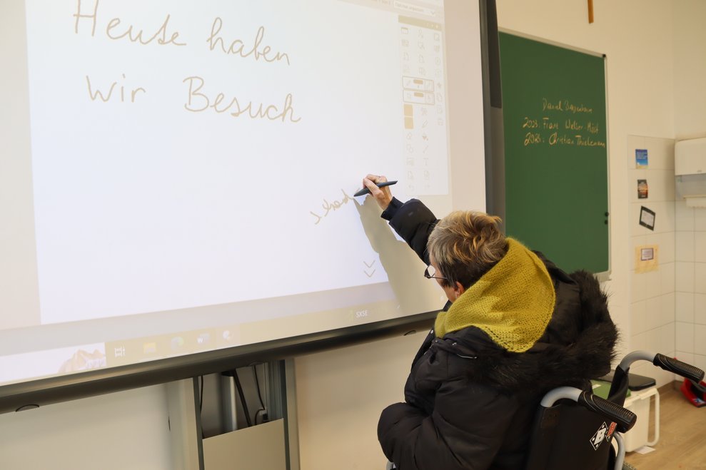 Besuch in der Schule