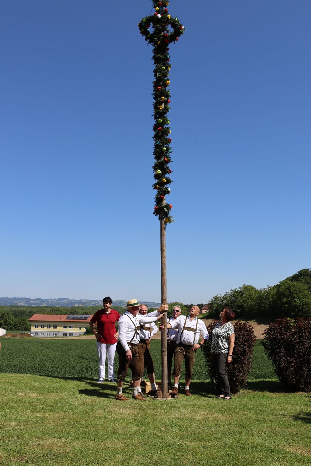 Unser Maibaum steht!